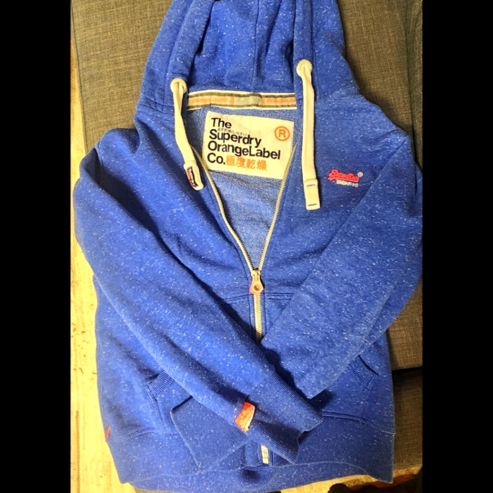Women's Superdry cobalt hoodie XL